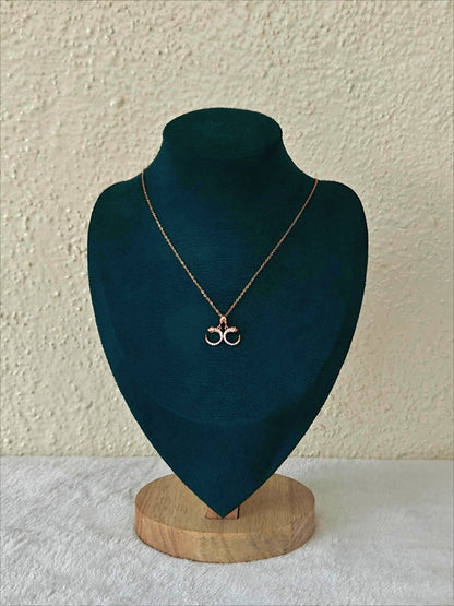 Edgy Dual Snake Charm Necklace