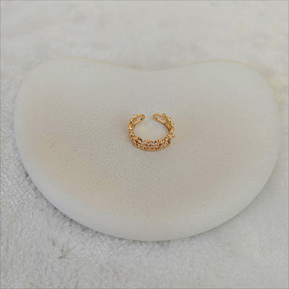 Flower Cluster Adjustable Ring