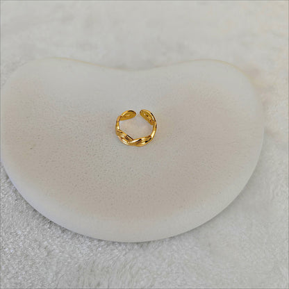 Braided Band Adjustable Ring