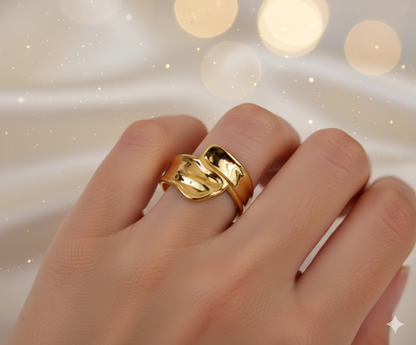Leaf Wrap Adjustable Ring
